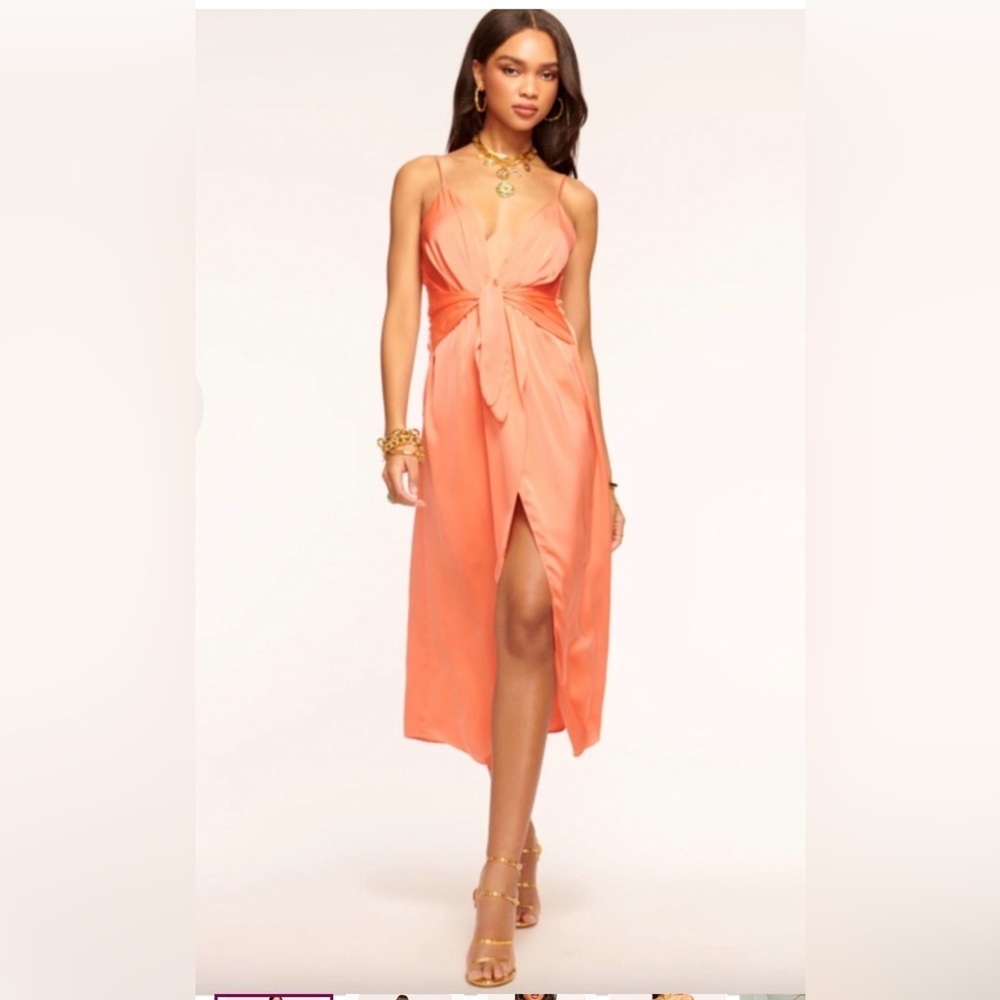 Nicki Plunging Midi Dress